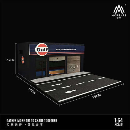 Diorama | Gulf Maintenance Shop Lighting Version - MoreArt