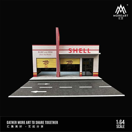 Diorama | Shell Maintenance Shop Lighting Version - MoreArt