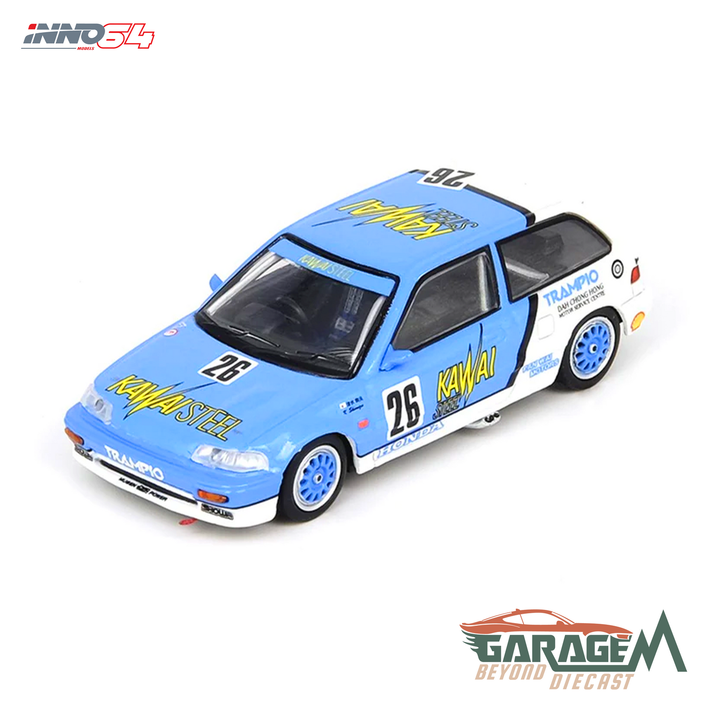 Honda Civic (EF3) #26 Trampio Kawai Steel Macau Grand Prix Guia Race 1989