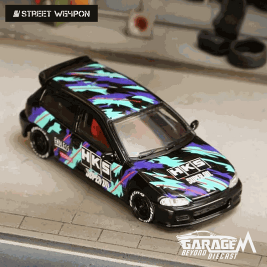 Honda Civic EG6 HKS Livery - Street Weapon at Garage Mekanik