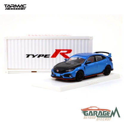 Honda Civic Type-R (FK8) Brilliant Blue with Black Bonnet and Container