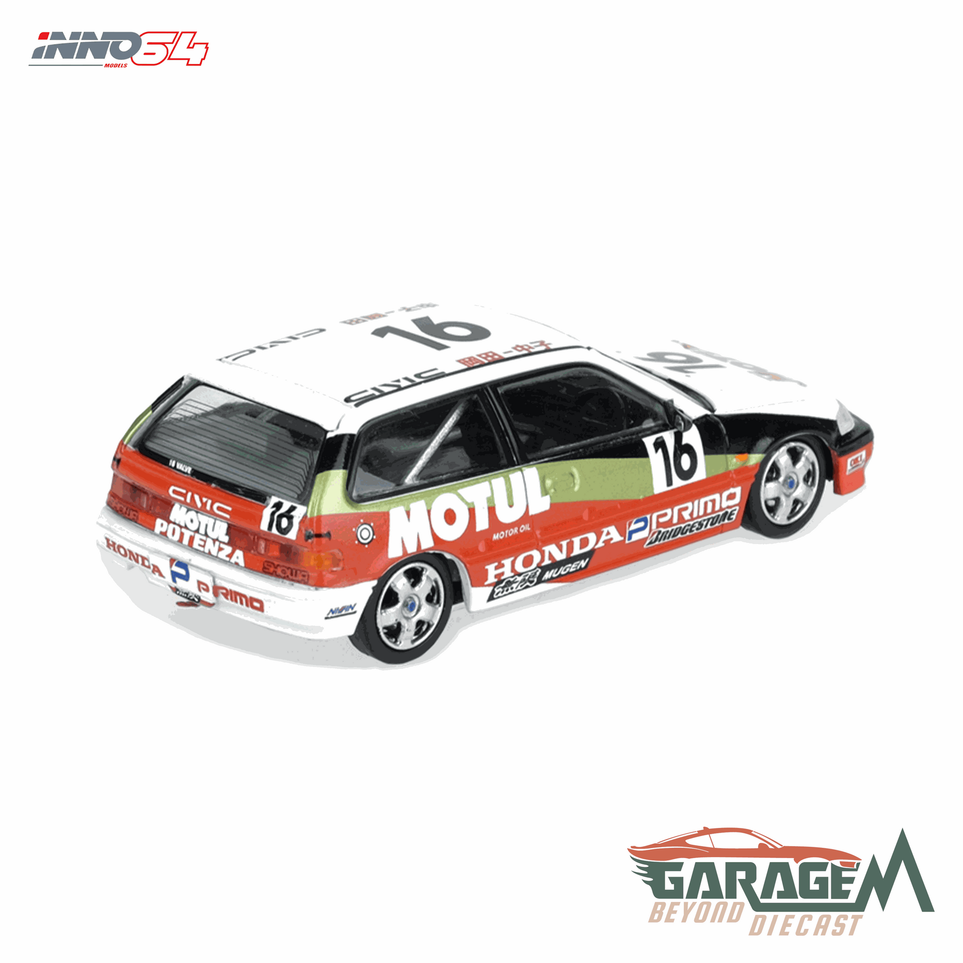 Honda Civic (EF3) Gr.A #16 Mugen Motul JTCC 1988 by INNO 64