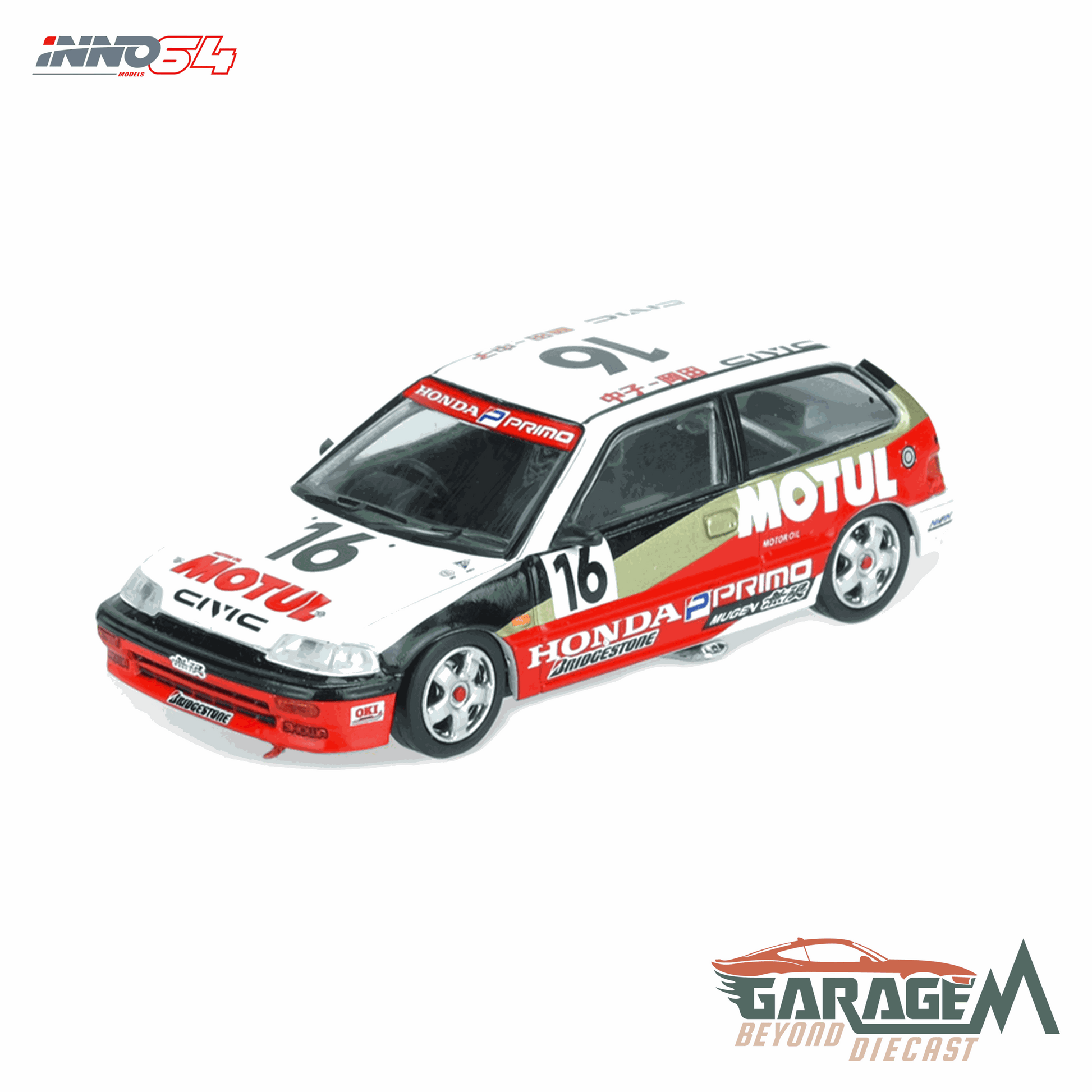 Honda Civic (EF3) Gr.A #16 Mugen Motul JTCC 1988 by INNO 64