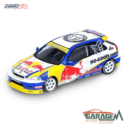 Honda Civic Type-R (EK9) 'No Good Racing' Red Bull Livery