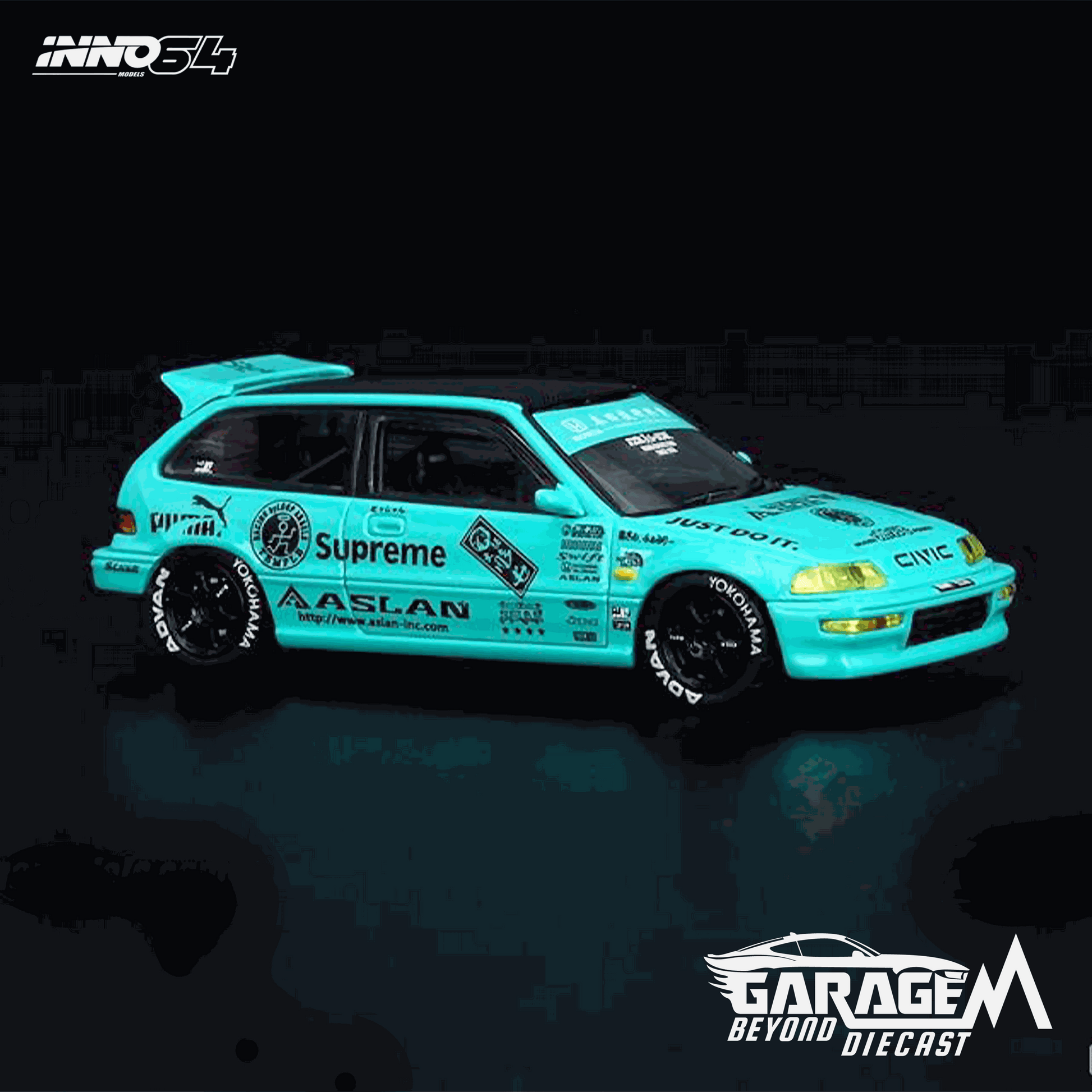 Honda Civic (EF9) K-Aslan Attack Tsukuba Championship 2018 by INNO 64