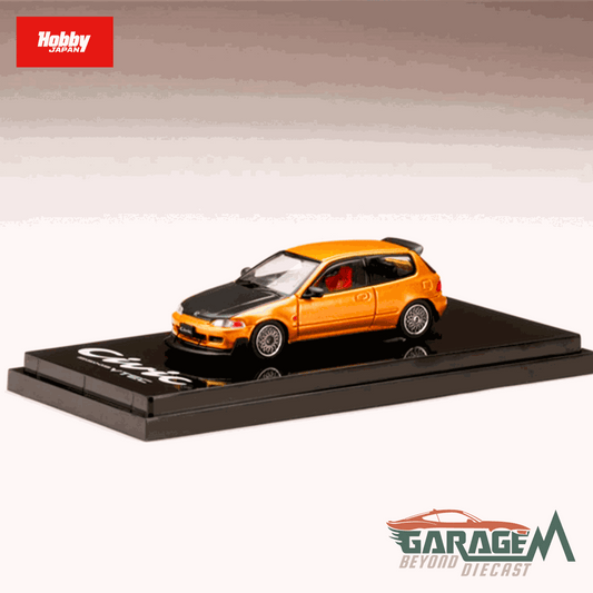 Honda Civic - JDM Style Mesh Wheel Orange | Hobby Japan