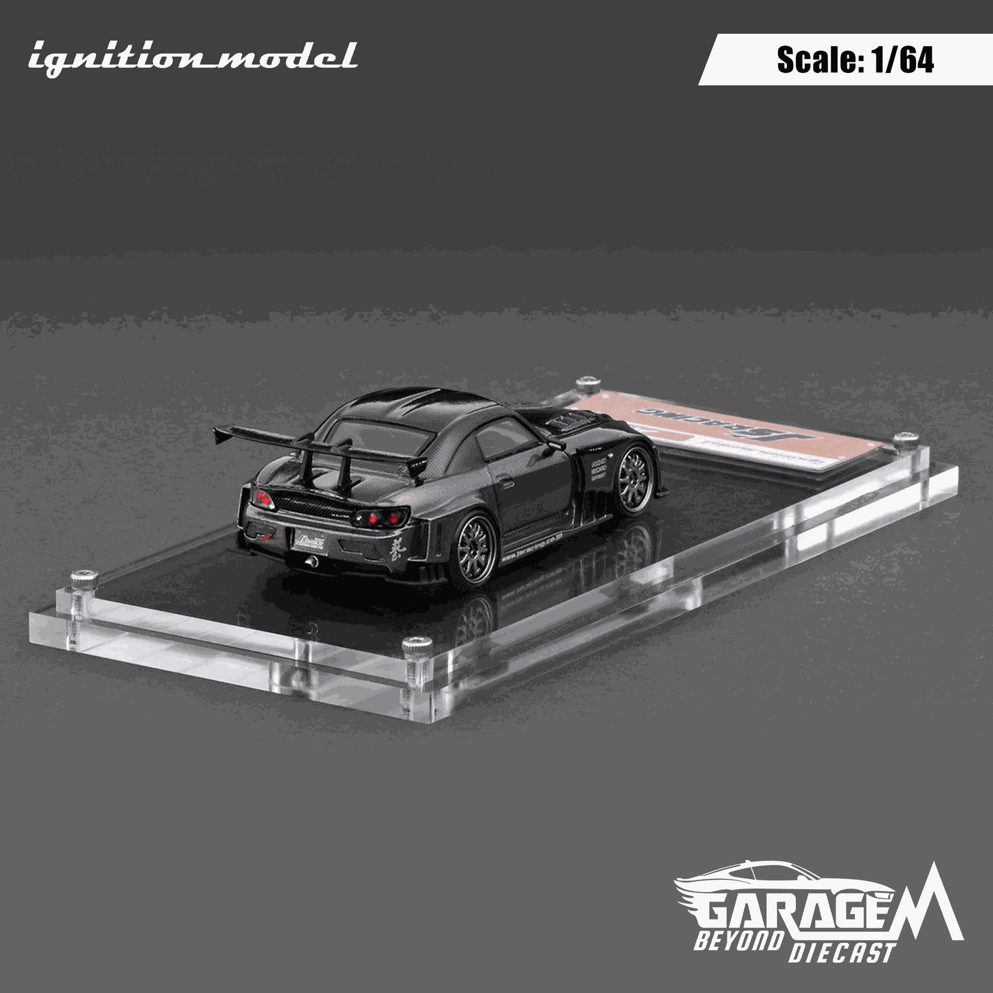 Honda S2000 - J'S Racing AP1 Gun Metallic Model Car | Ignition Model