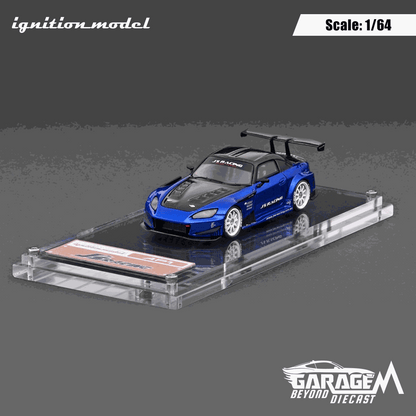 Honda S2000 J'S Racing AP1 Blue Metallic - High-Quality Resin Model