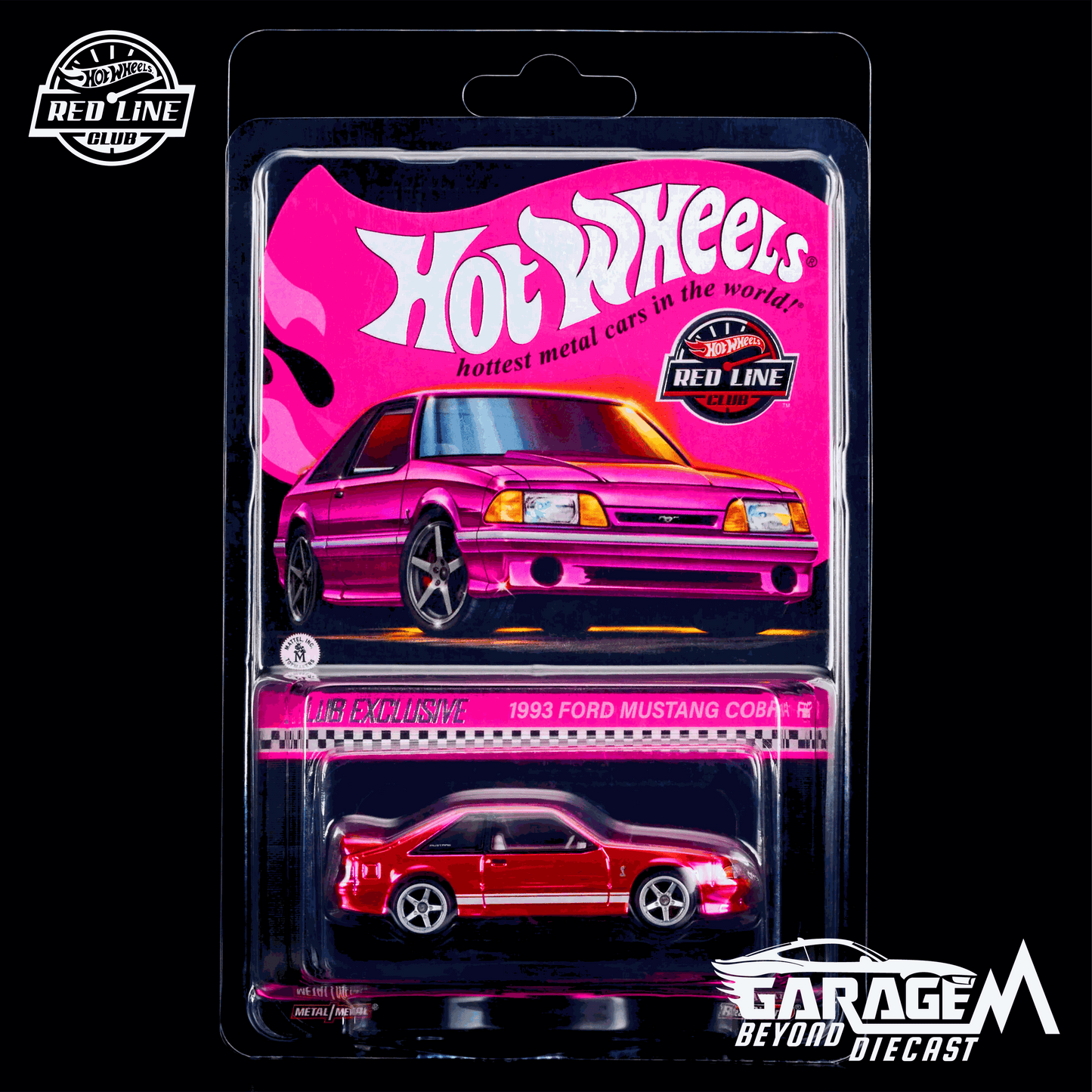 Hot Wheels RLC Exclusive Pink Edition 1993 Ford Mustang Cobra R