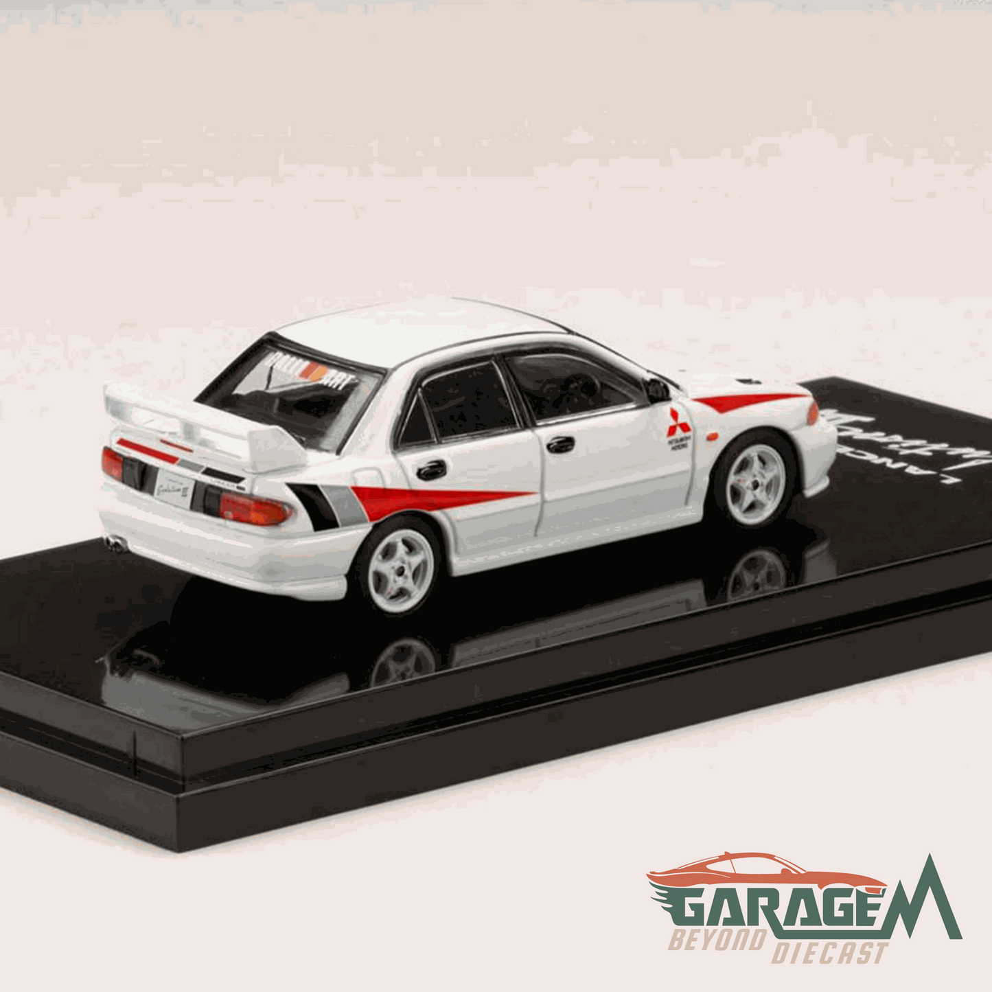 Mitsubishi Lancer RS EVOLUTION III Rally Stripe Scotia White