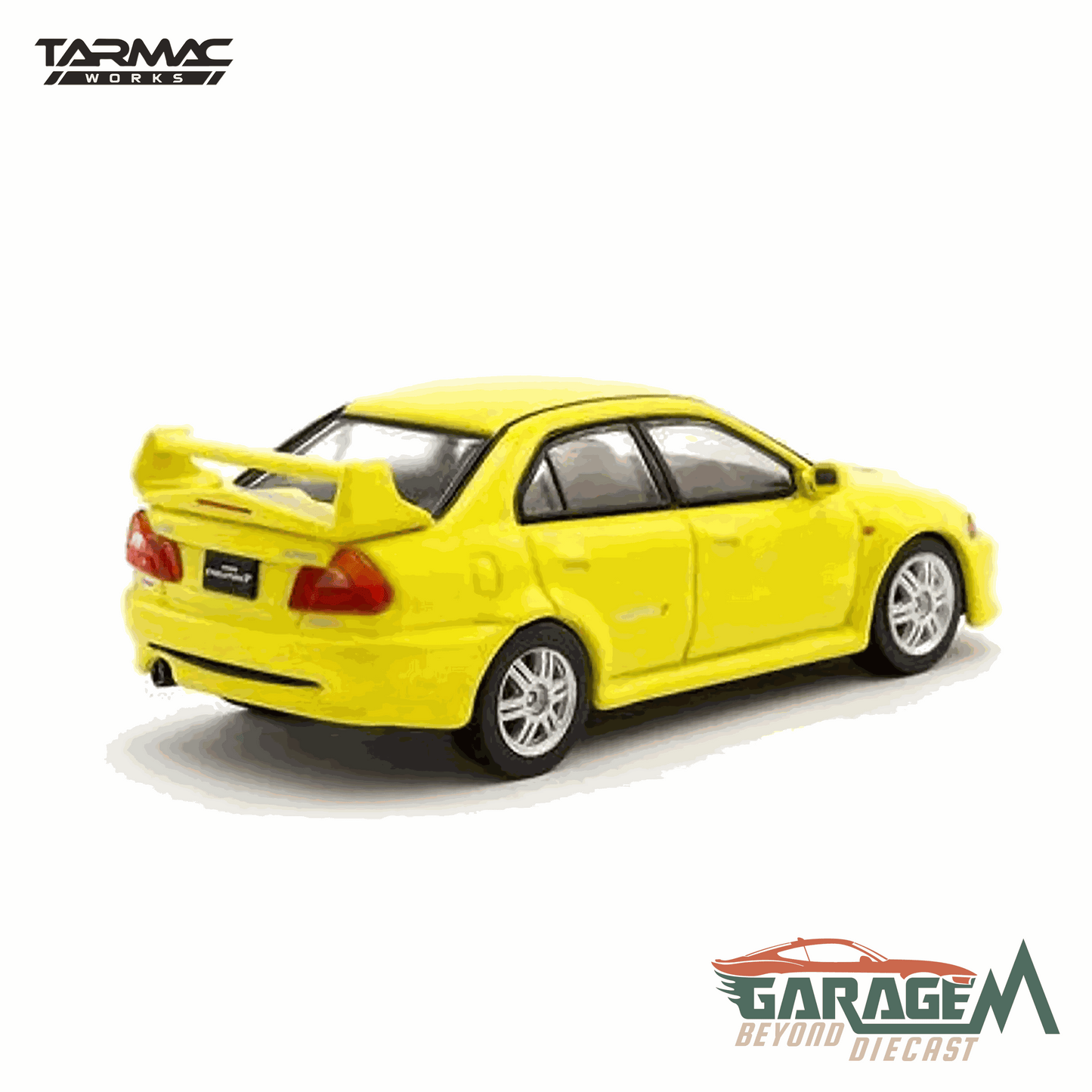 Mitsubishi Lancer Evolution V Dandelion Yellow by Tarmac Works