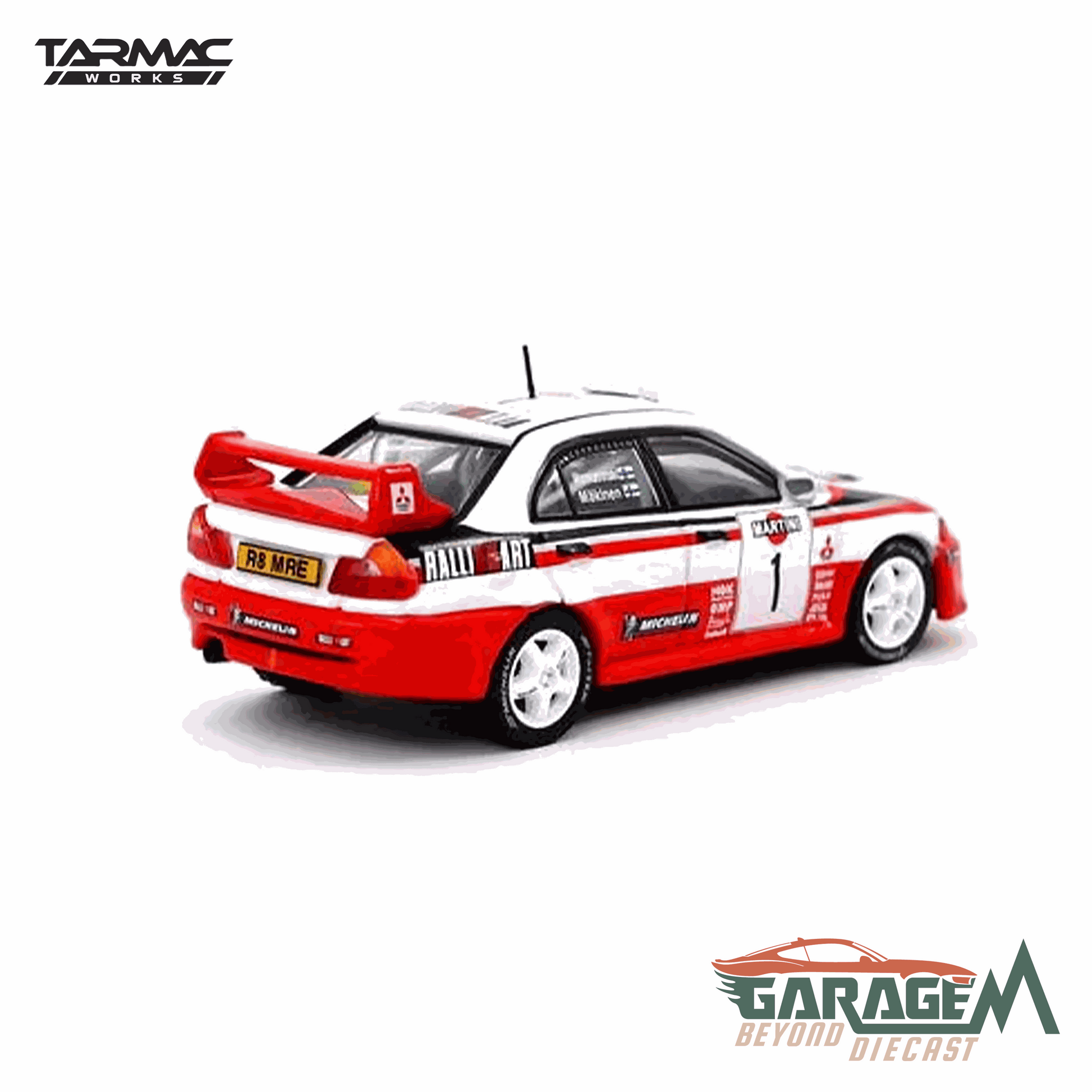 Mitsubishi Lancer Evolution V San Remo Rally 1998 Winner by Tarmac Works