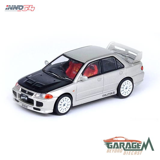 Mitsubishi Lancer Evolution III (Silver/Carbon Engine Cover)