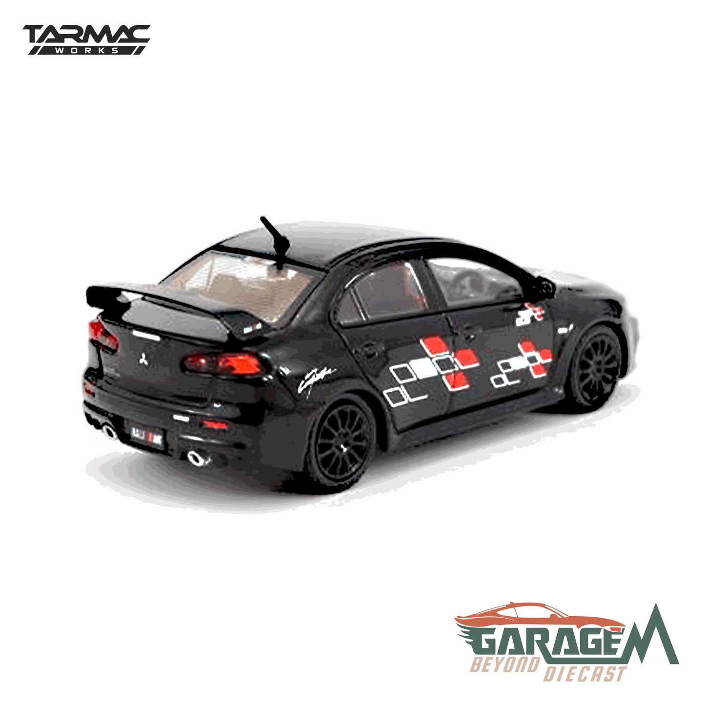 Mitsubishi Lancer Evolution X Ralliart Edition Black by Tarmac Works