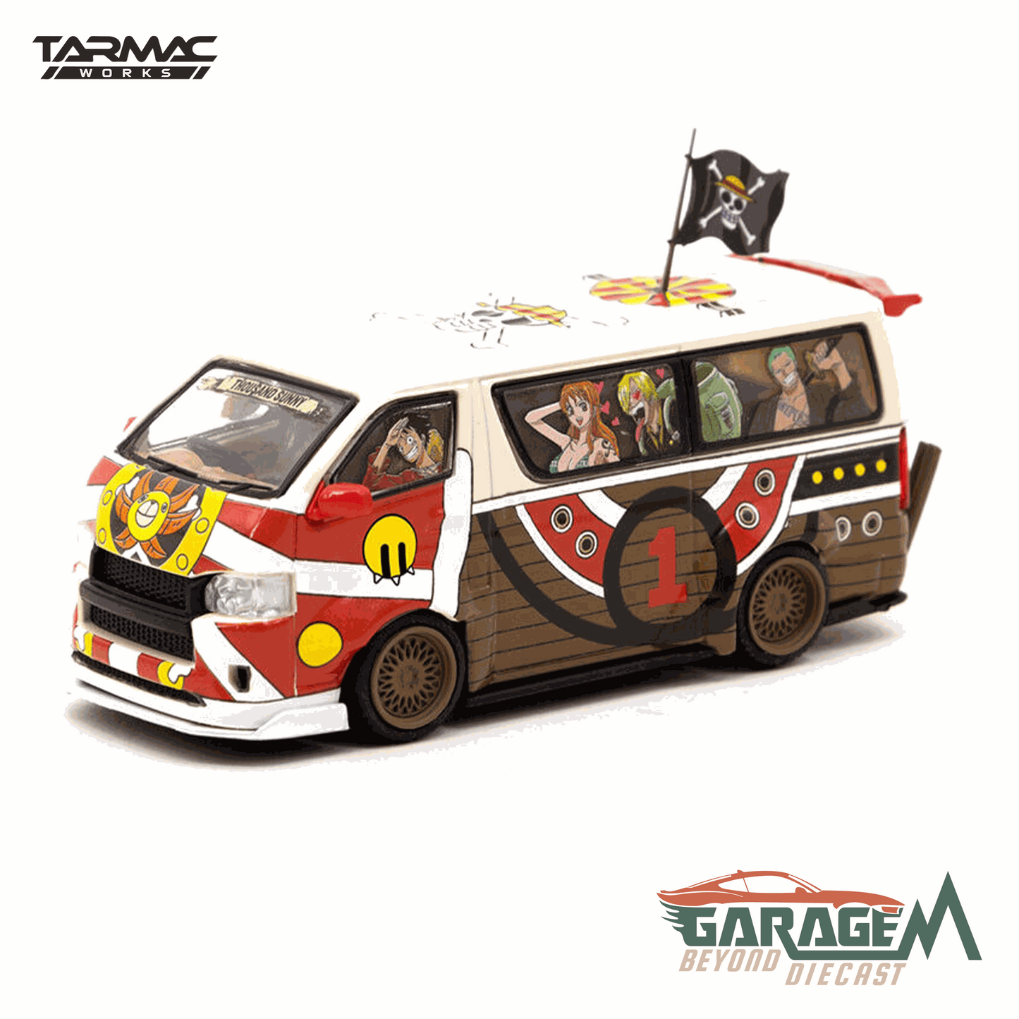 Toyota Hiace Widebody Thousand Sunny One Piece by Tarmac Works