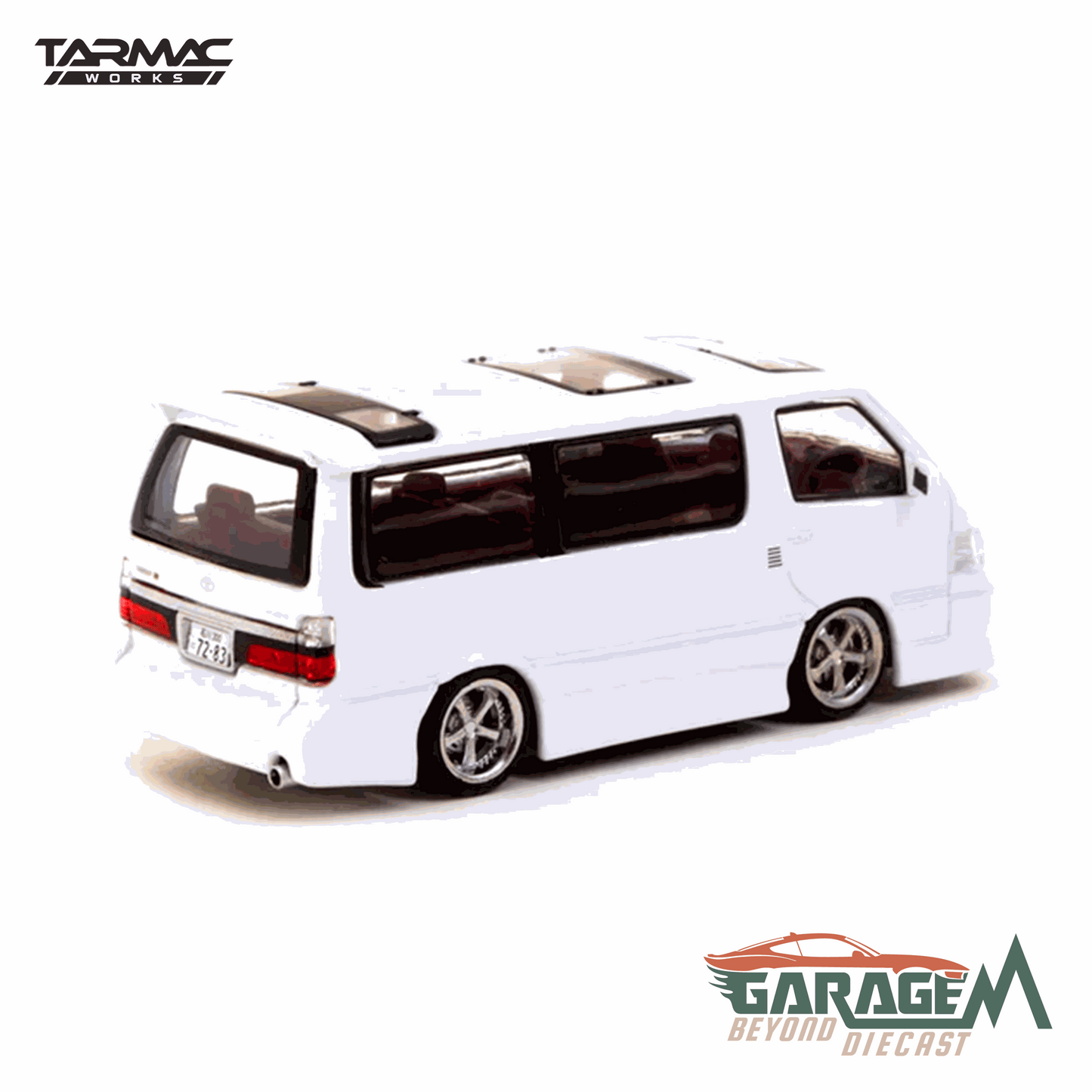 Toyota Hiace Wagon Custom White Special Edition - Tarmac Works