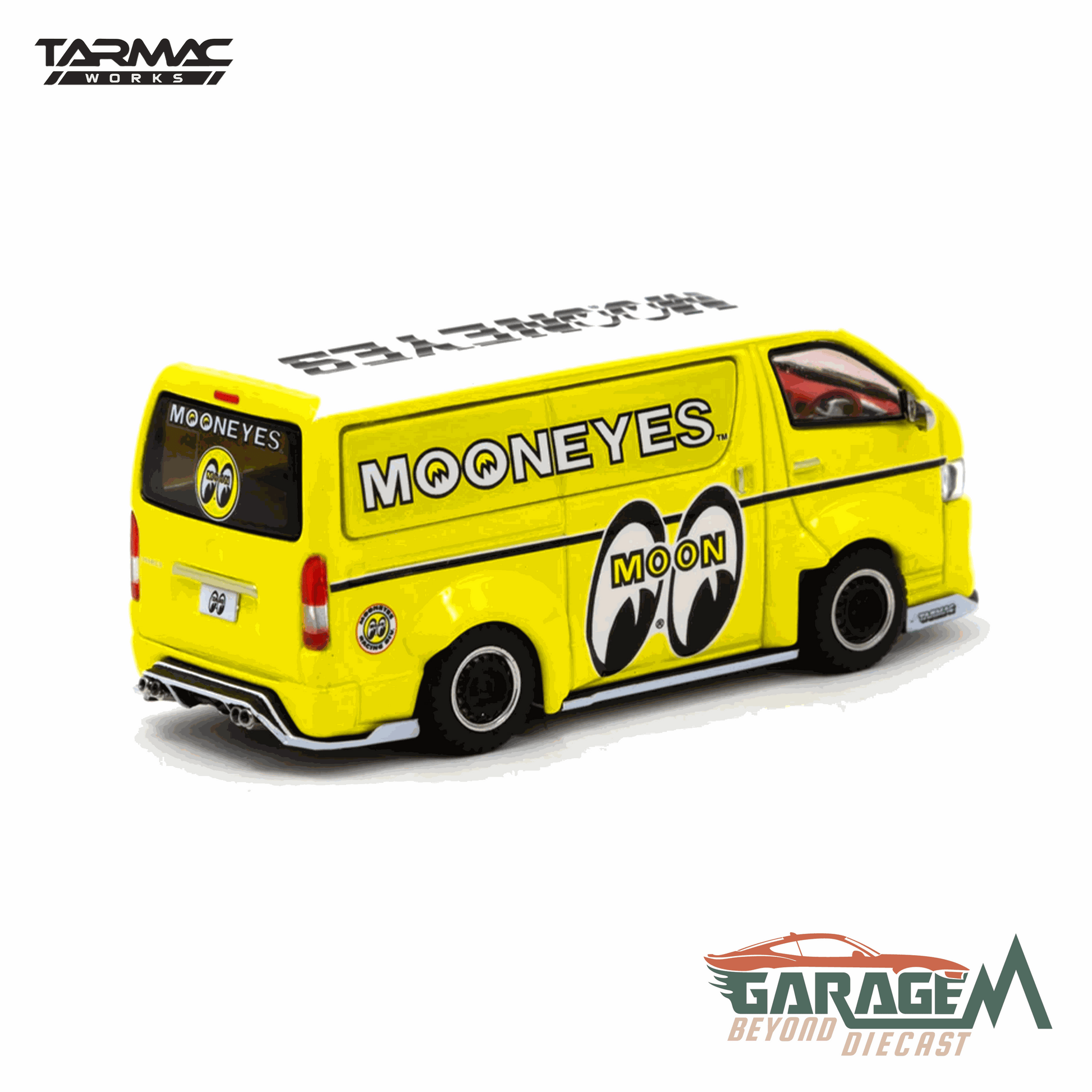 Toyota Hiace Widebody Wagon Mooneyes Yellow by Tarmac Works