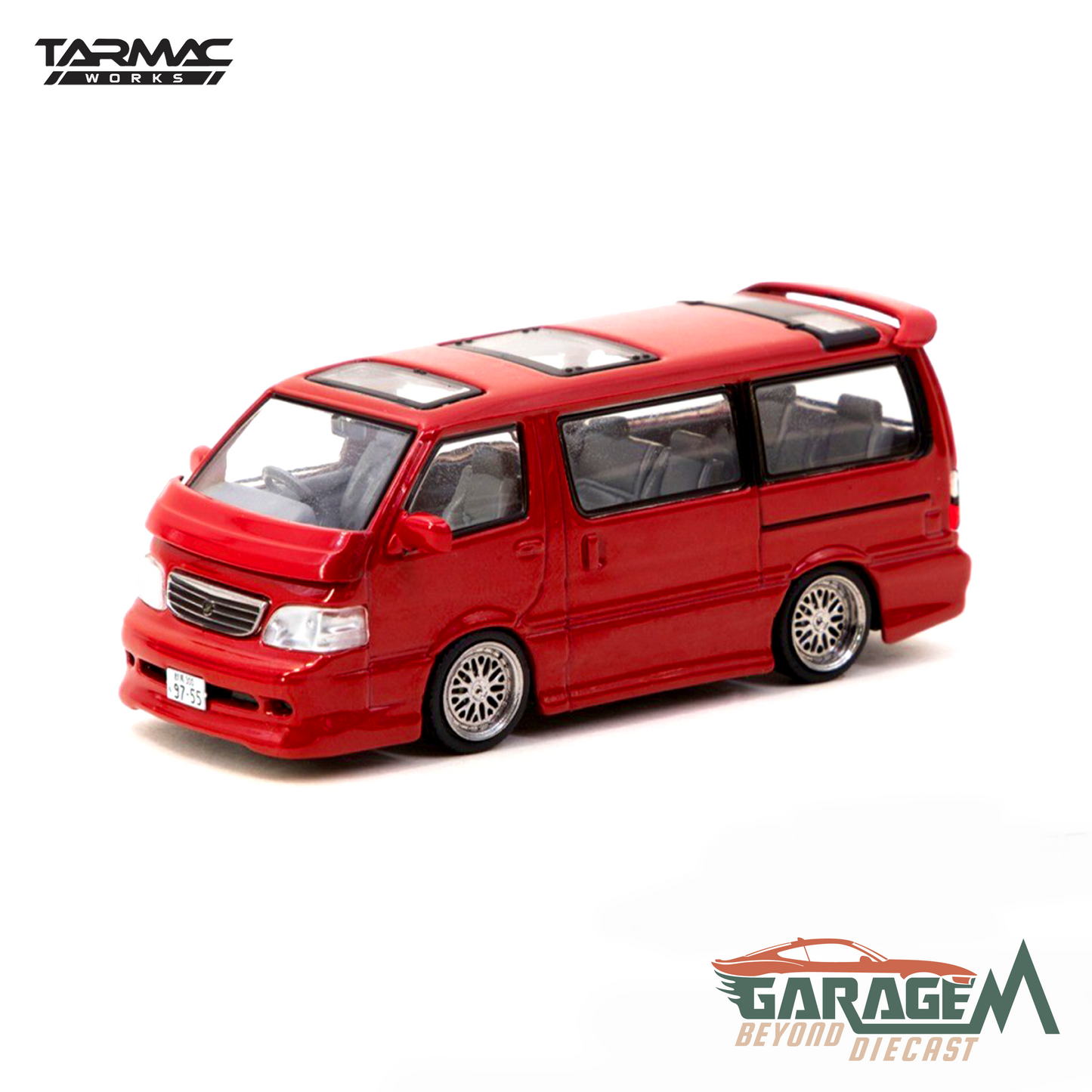 Toyota Hiace Wagon Custom Red - Buy Now | Tarmac Works