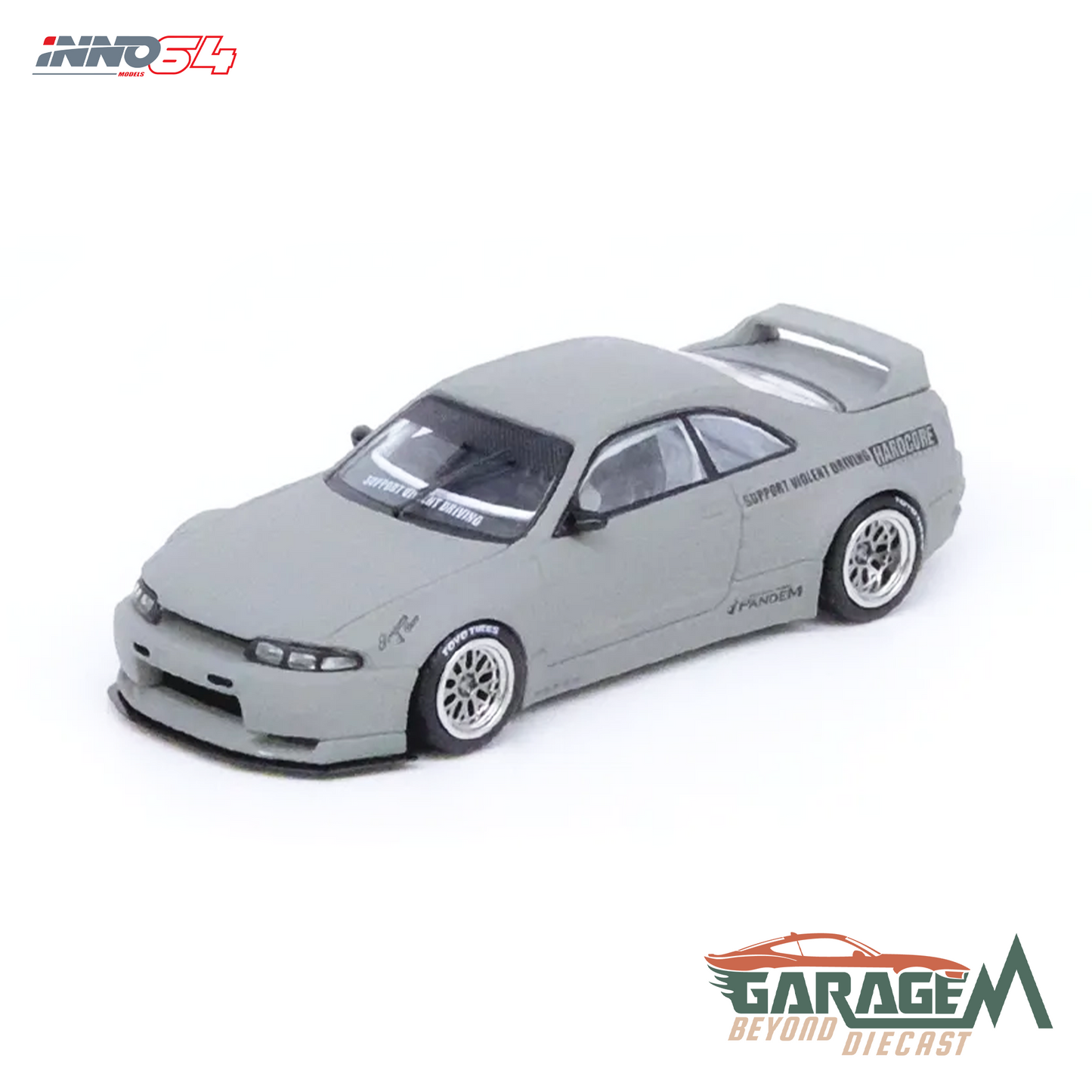 Nissan Skyline GT-R (R33) 'Pandem Rocket Bunny' Cement Grey Matte