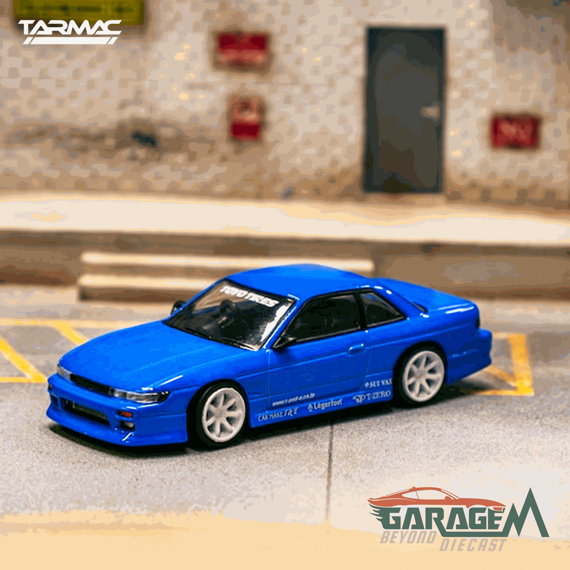 Nissan Silvia S13 Blue Metallic Toyo Tires by Tarmac Works