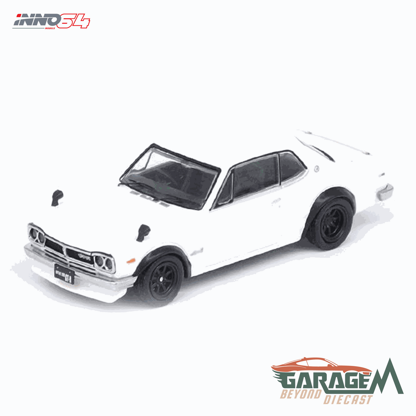 Nissan Skyline 2000 GT-R (KPGNissan Skyline 2000 GT-R (KPGC10) White - Buy Online | INNO 64C10) White