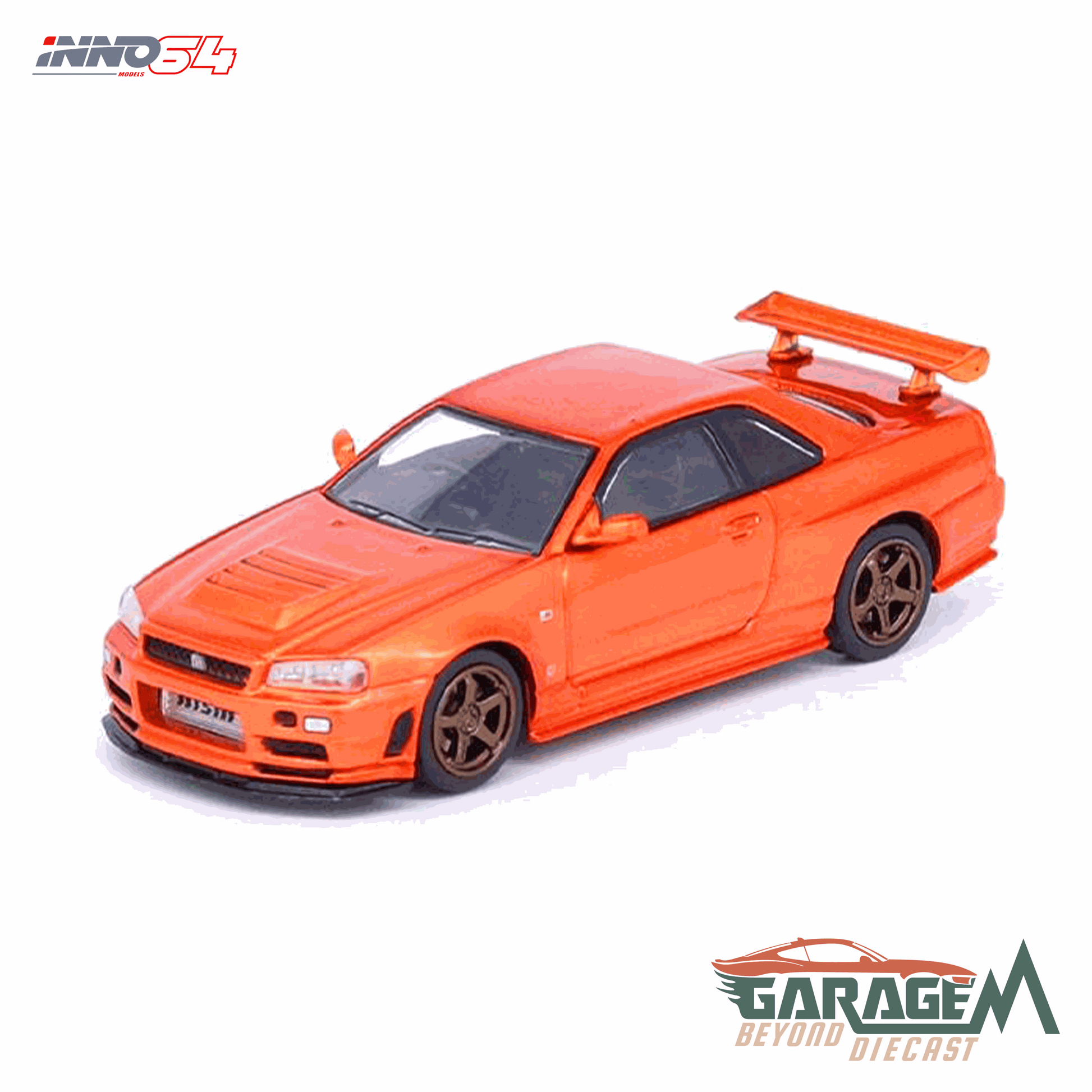 Nissan Skyline GT-R (R34) R-Tune Orange Metallic by INNO 64