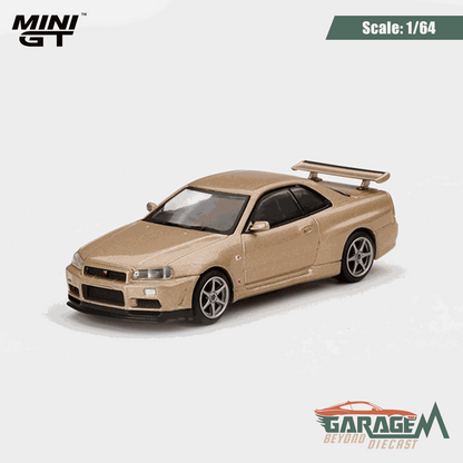 Nissan Skyline GT-R Iconic M-Spec Silica Breath Diecast by MINI GT