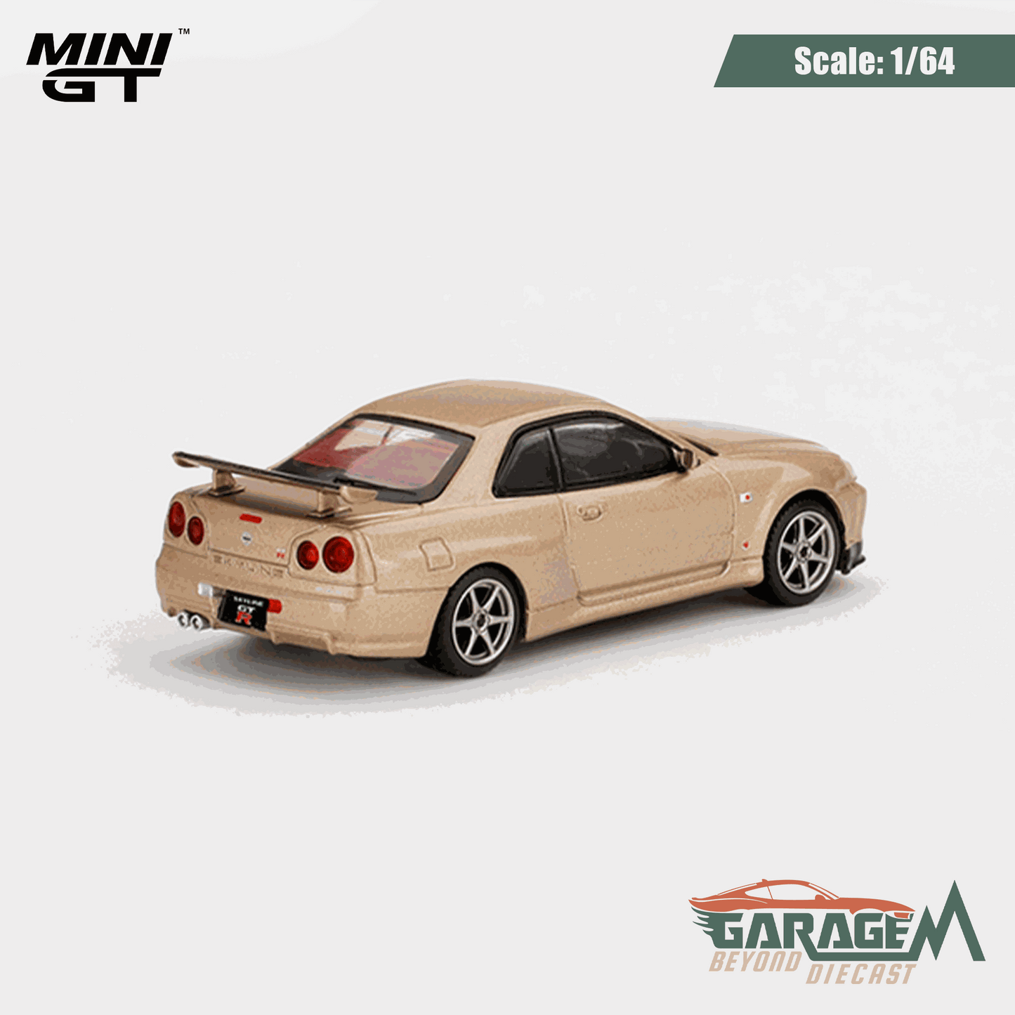 Nissan Skyline GT-R Iconic M-Spec Silica Breath Diecast by MINI GT