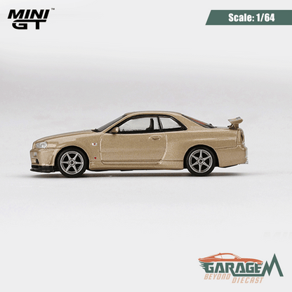 Nissan Skyline GT-R Iconic M-Spec Silica Breath Diecast by MINI GT