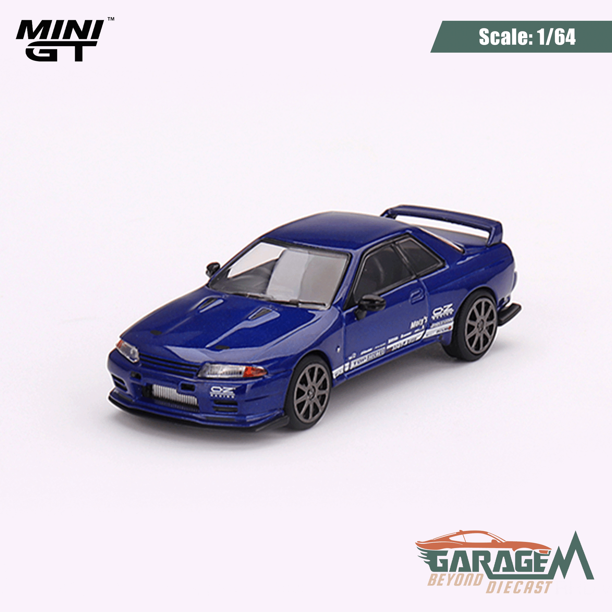 Nissan Skyline GT-R Top Secret VR32 Metallic Blue 1/64 Scale