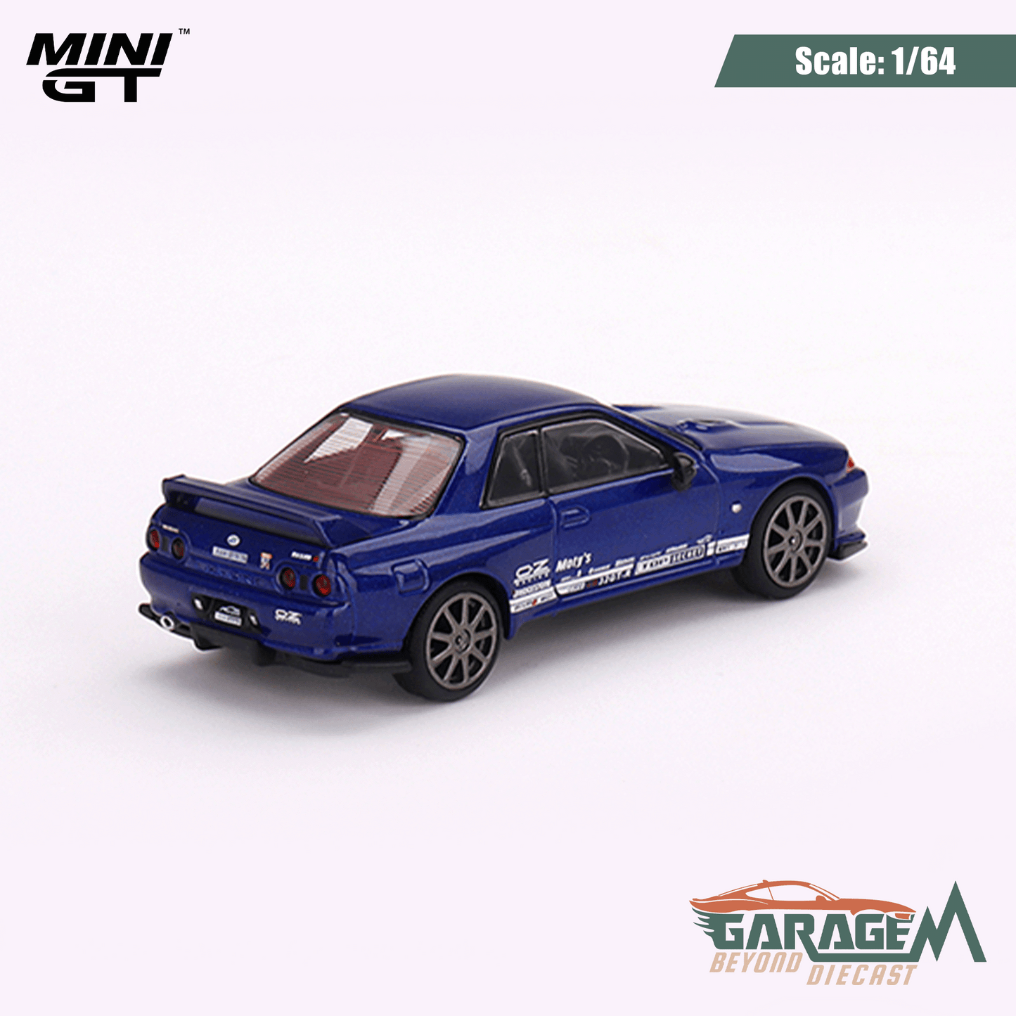 Nissan Skyline GT-R Top Secret VR32 Metallic Blue 1/64 Scale