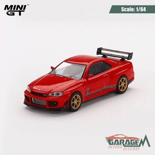 Nissan Skyline GT-R R34 Tommykaira R RZ Edition Red by MINI GT