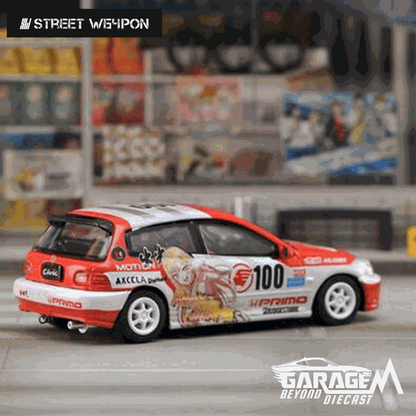 Honda Civic EG6 Idemitsu V2 | Street Weapon Model Car