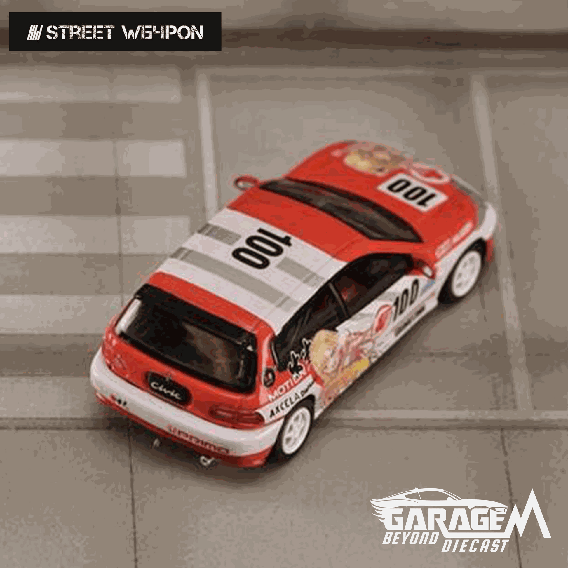 Honda Civic EG6 Idemitsu V2 | Street Weapon Model Car