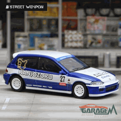 Honda Civic EG6 Kanjozoku Osaka JDM Diecast Model 1/64